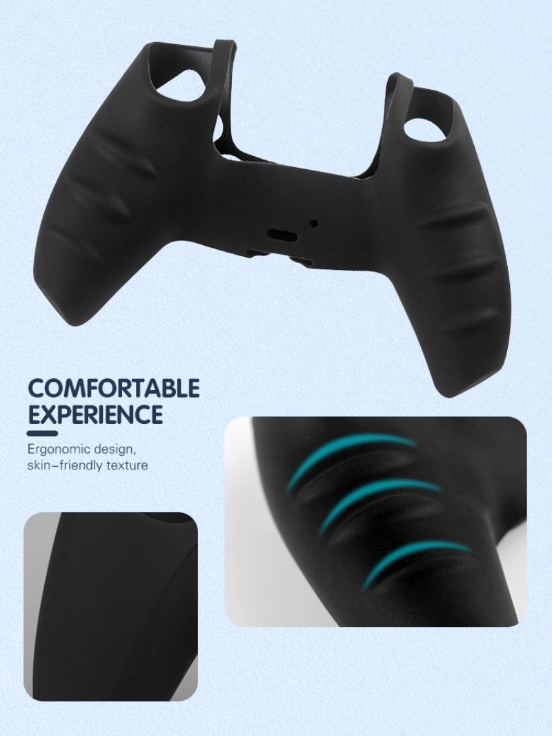 ASilicone hoes skin case cover voor PS5 playstation 5 controller *paars*