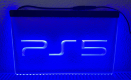 PS5 PS 5 neon bord lamp LED verlichting reclame lichtbak *blauw*