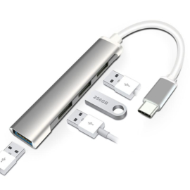 Adapter laptop usb c hub usb 2.0 3.0 splitter macbook pro air