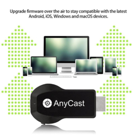 Anycast M100 smart tv android stick hdmi *4K*(apple tv chromecast vervanger)