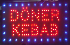 Doner kebab LED bord lamp verlichting lichtbak reclamebord #donerkebab