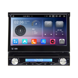 Klapscherm Carplay 1 DIN autoradio NAVIGATIE  Wi-Fi Android 13 + camera