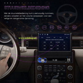 Klapscherm Carplay 1 DIN autoradio NAVIGATIE  Wifi Android 15