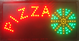 PIZZA LED bord lamp verlichting lichtbak reclamebord #B2