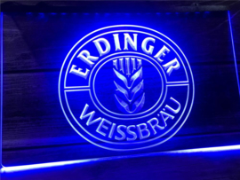 Erdinger neon bord lamp LED cafe verlichting reclame lichtbak