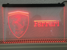 Ferrari neon bord lamp LED cafe verlichting reclame lichtbak