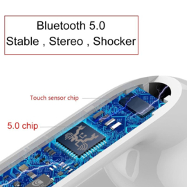 I12 + touchcontrol in-ear oortjes oordopjes bluetooth inear