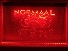 Normaal deurdonderen neon bord lamp LED verlichting reclame lichtbak