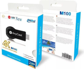 Anycast M100 smart tv android stick hdmi *4K*(apple tv chromecast vervanger)