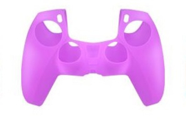 Silicone hoes skin case cover voor PS5 playstation 5 controller *paars*