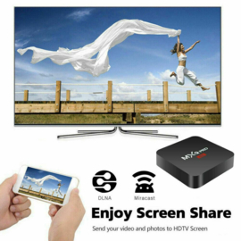 MXQ PRO android 12 tv box mediaspeler 4K 1/8GB -2024- smart