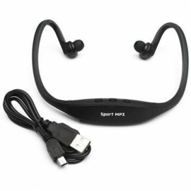 MP3 speler headset in-ear koptelefoon SD draadloos hardlopen  *4 kleuren*