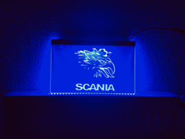 Scania neon bord lamp LED verlichting reclame lichtbak vrachtwagen #2