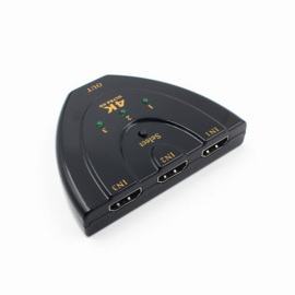 4K HDMI splitter verdeler 3 poorten 3x ingang switch hub