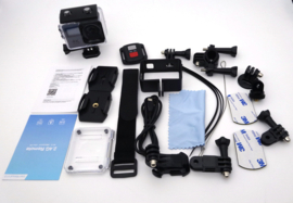 Ultra HD 4K WIFI Action go cam pro 11 12 camera +HDMI/DUAL/SELFIE *zwart*