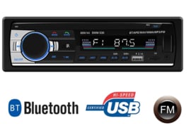 Autoradio auto radio 1DIN 1 DIN bluetooth 2x USB AUX FM SD