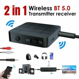 Bluetooth 5.0 transmitter ontvanger audio adapter receiver