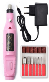 Nagelfrees nagel frees manicure elektrische nagelfrees *licht roze*