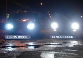 Xenon kit set verlichting H4 8000K 55W + ballast HID slim can bus