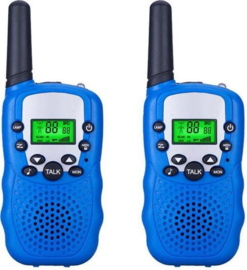 Walkie talkie walkietalkie portofoon kinderen 5KM *2 stuks* blauw