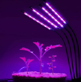 LED kweeklamp kweek groei bloei lamp planten + timer *4x arm*