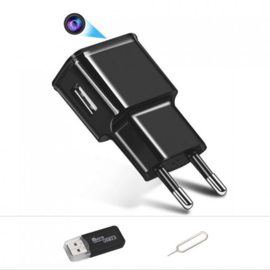 Spy camera usb oplader spycam mini verborgen camera Full HD WIFI SD iphone