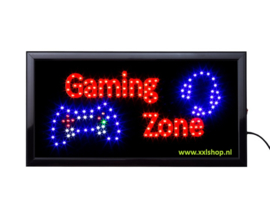 Gaming zone LED bord lamp verlichting lichtbak reclame #gamingzone