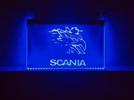 Scania neon bord lamp LED verlichting reclame lichtbak vrachtwagen #2