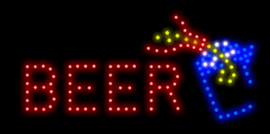 Bier drank club LED bord lamp verlichting lichtbak reclamebord #B7