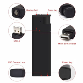 Spy camera AANSTEKER spycam mini verborgen camera Full HD WIFI