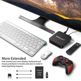 MXQ PRO Android 12 tv box mediaspeler IPTV +5G smart 4K 1/8GB *2025*