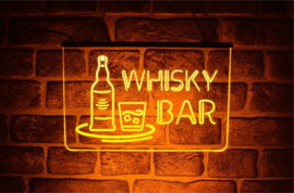 Whiskey bar neon bord lamp LED cafe verlichting reclame lichtbak
