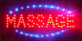 Massage LED bord lamp verlichting lichtbak reclamebord #C