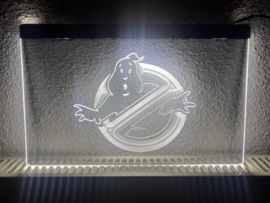 Ghostbusters neon bord lamp LED  verlichting reclame lichtbak