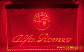 Alfa romeo neon bord lamp LED  verlichting reclame lichtbak #2
