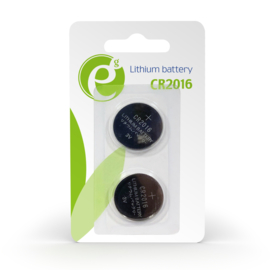 Batterij knoopcel cel cell *set van 2 stuks* CR2016 CR 2016 lithium 3V
