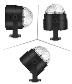 Disco bal bol verlichting licht LED lamp + VOICE & AFST. RGB