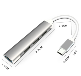 Adapter laptop usb c hub usb 2.0 3.0 splitter macbook pro air