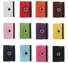 360 graden case hoes cover ipad 5 6 air 1 2 9.7 *8 kleuren*