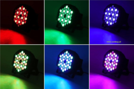 Par led discolamp disco lamp RGB verlichting DMX 36W + Afst.