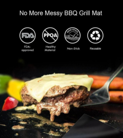 Barbeque mat matten bbq teflon ovenmat grillmat antikleef