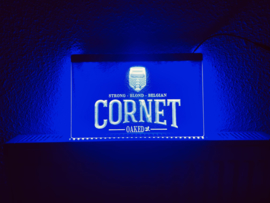 Cornet neon bord lamp LED verlichting reclame lichtbak bier