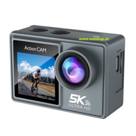 5K actioncamera action camera gopro 12 13 EIS touchscreen *grijs*