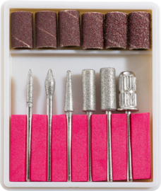 Elektrische nagelvijl nagelfrees machine manicure & pedicure set *roze*