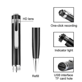 Spy pen mini HD camera audio video opnemen SD FULL HD 1080P