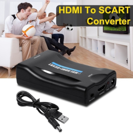 HDMI scart convertor adapter omvormer schakelaar verloop