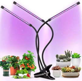 LED kweeklamp kweek groei bloei lamp planten + timer *3x arm*