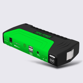 Jumpstarter acculader powerbank starthulp auto motor scooter *groen*