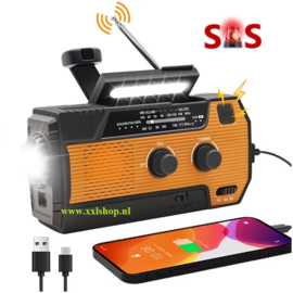 Noodradio nood radio pakket 4000mah *ORANJE*