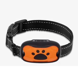 Vibratie anti blafband antiblafband geluid hond honden waterdicht *oranje*